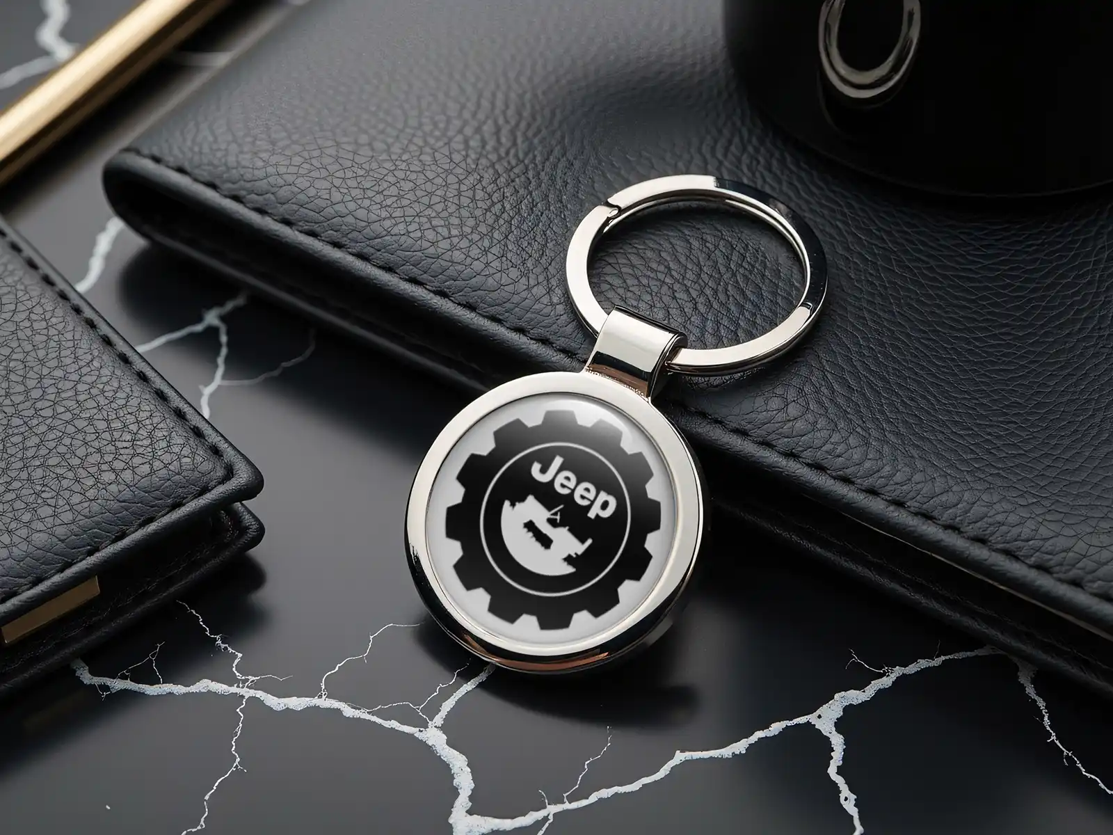 Jeep Porte-clés Personnalisé Logo Premium Unique S